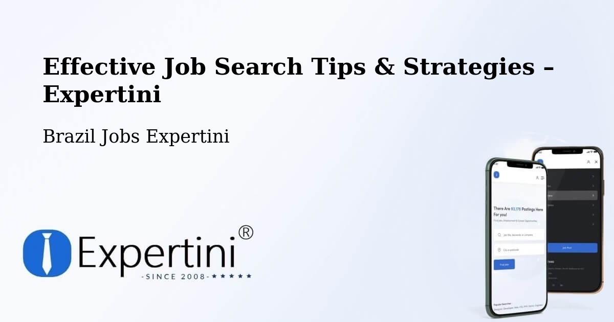 Job Search Tips & Strategies for Job Seekers – Cedro - Cedro, Brazil Jobs Expertini