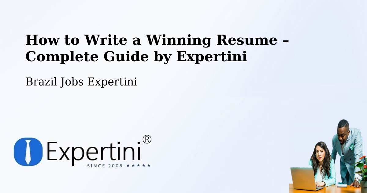 Resume Writing Guide for Job Seekers – Cedro - Cedro, Brazil Jobs Expertini